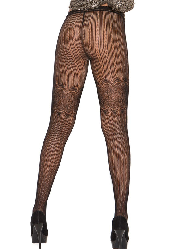 Vertical Scroll Pantyhose